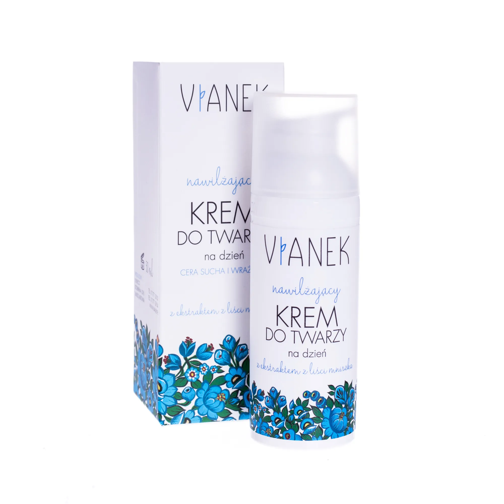 Vianek, nawilżający krem do twarzy na dzień, 50 ml 