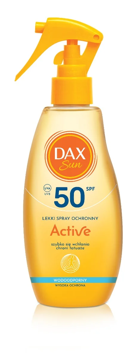 Dax Sun lekki spray ochronny Active SPF 50, 200 ml