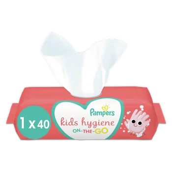 Pampers Kids Hygiene chusteczki nawilżane On-The-Go, 12 x 40 szt.
