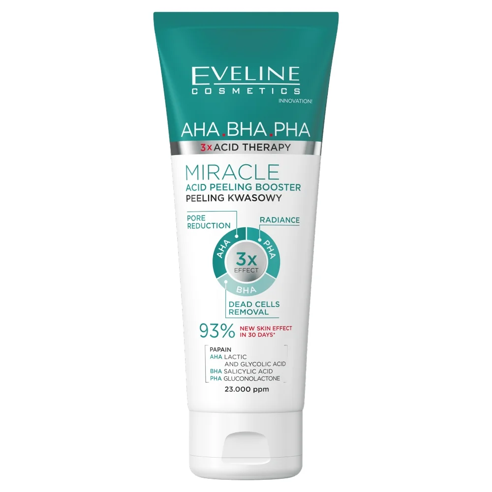 Eveline 3xAcid Therapy peeling kwasowy, 75 ml