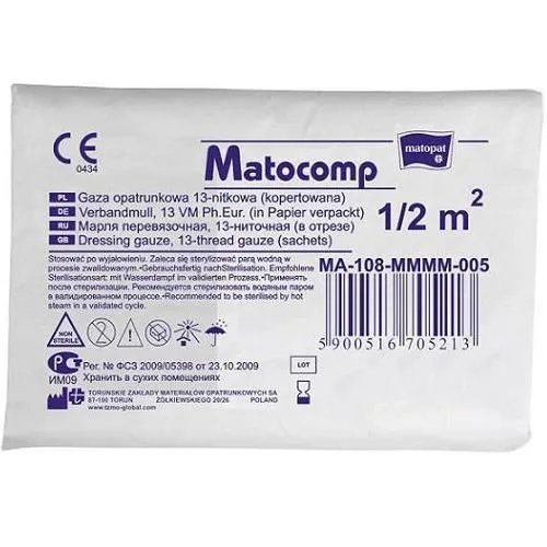 Kompr. n/j. MATOCOMP 13n 1/2 m2 50 szt.