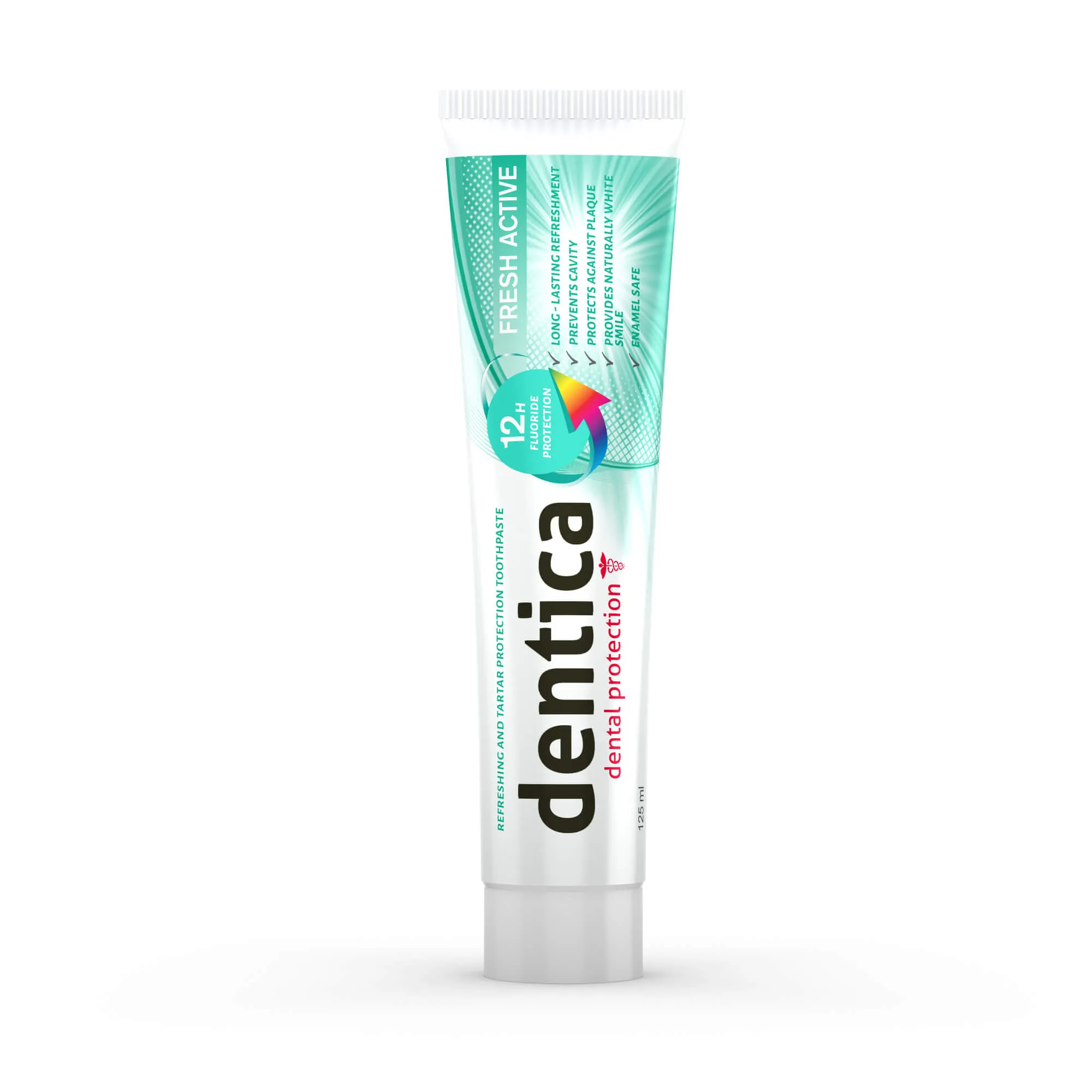 Dentica Fresh Active, pasta do zębów, 125ml