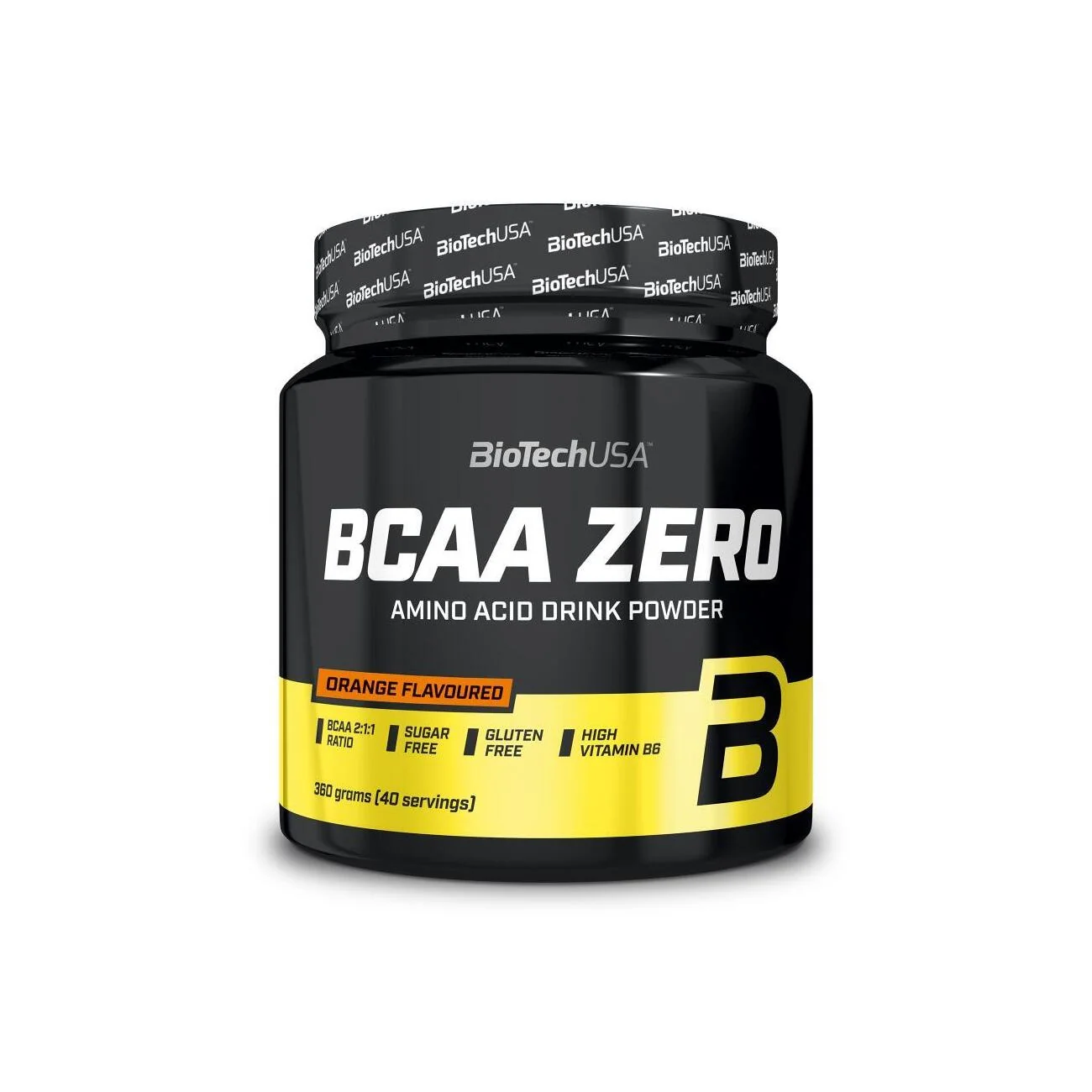 BioTechUSA BCAA Zero o smaku pomarańczy, proszek, 360 g