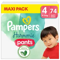 Pampers Harmonie Pants pieluchomajtki, rozmiar 4, 9-15 kg, 74 szt.