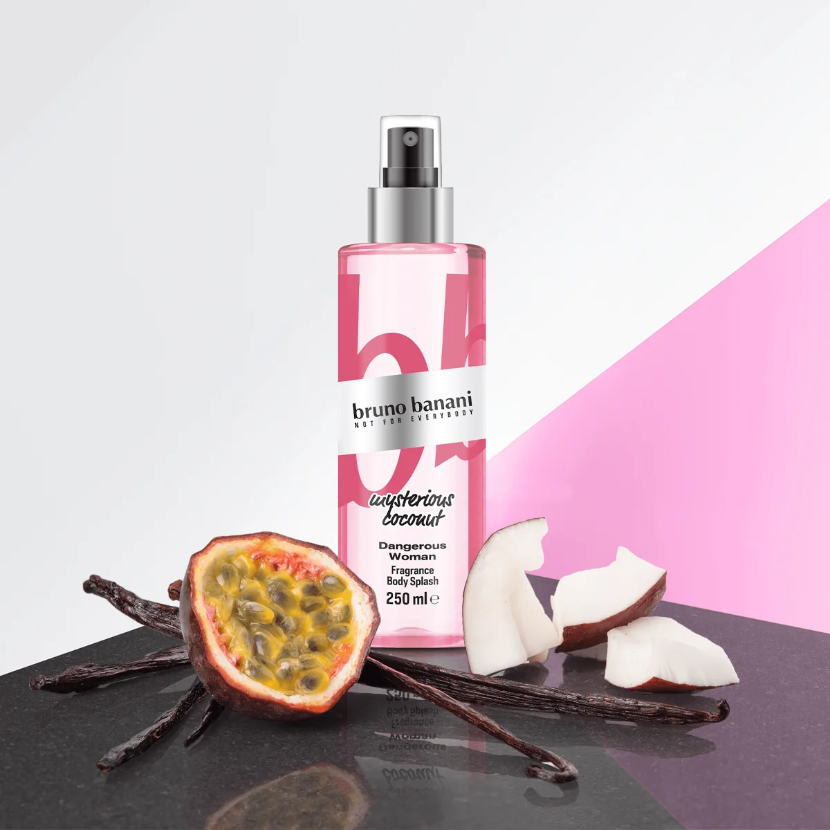 bruno banani Dangerous Woman Mysterious Coconut Mgiełka do ciała, 250 ml