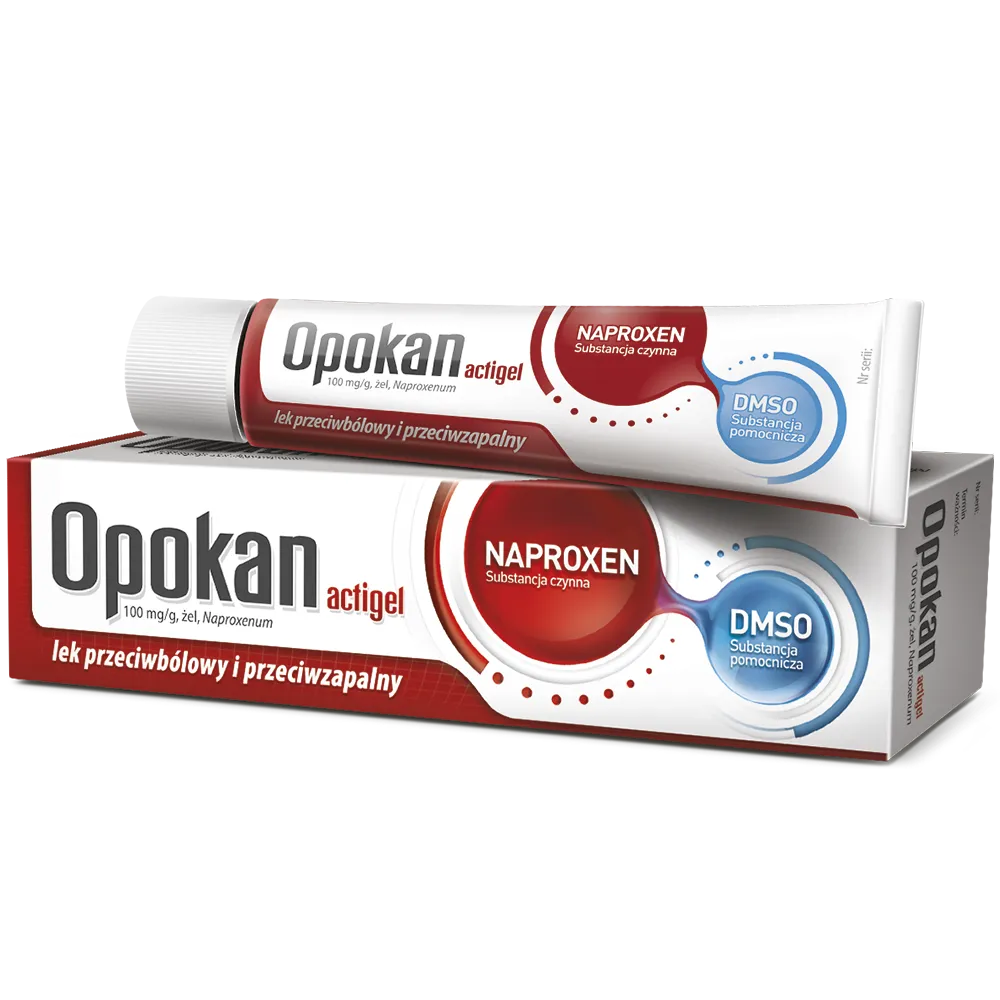 Opokan Actigel, żel o działaniu przeciwbólowym i przeciwzapalnym, 50 g
