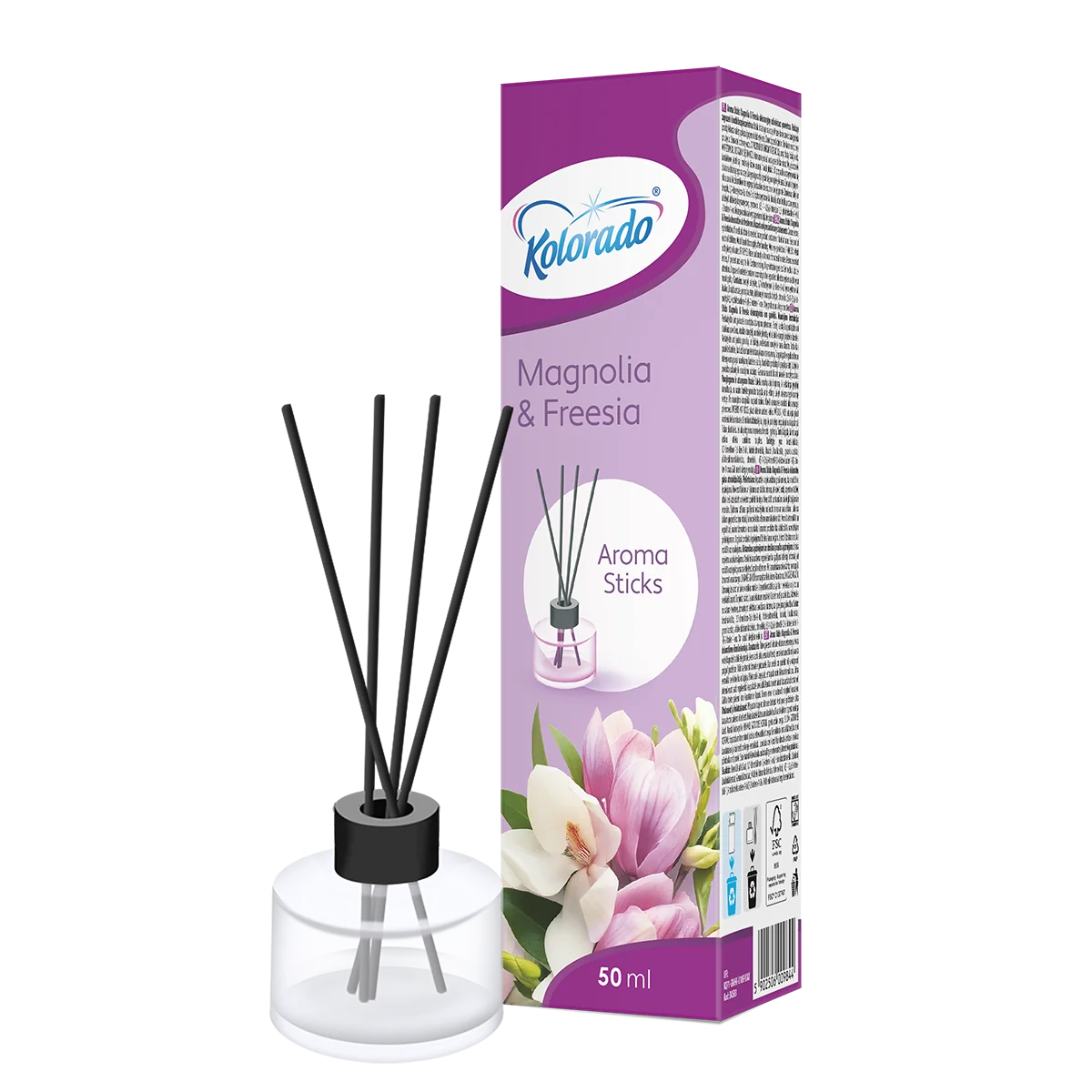Kolorado Aroma Sticks patyczki zapachowe Magnolia i Frezja, 50 ml