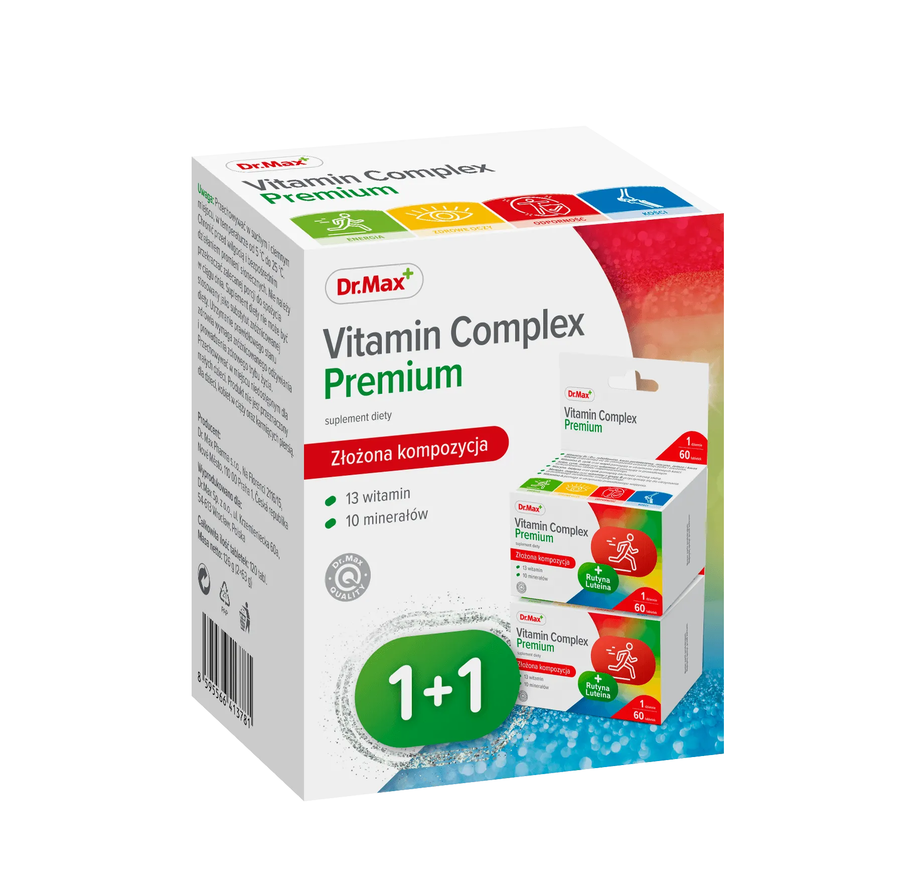 Vitamin Complex Premium Dr.Max, suplement diety, 2 x 60 tabletek