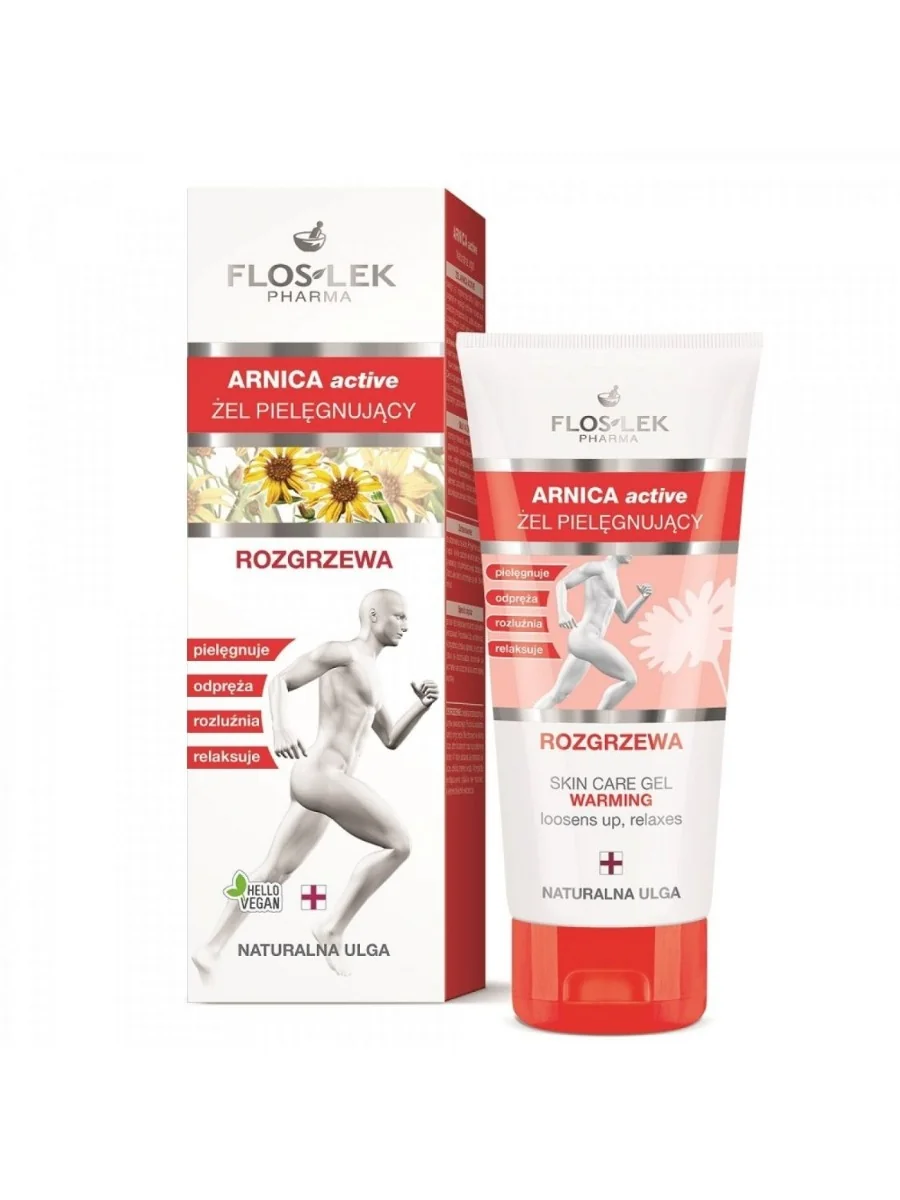 Floslek Arnica Active żel rozgrzewający, 200 ml