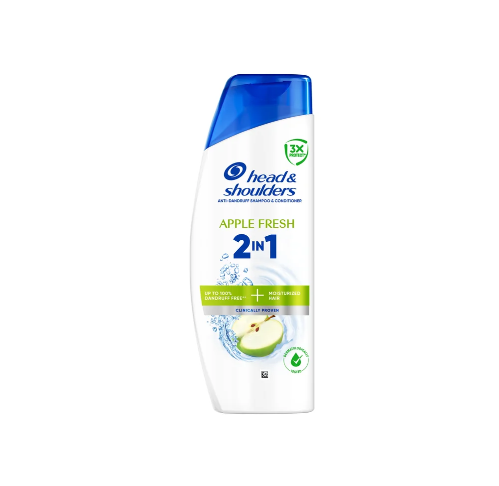 Head & Shoulders Apple Fresh 2w1 szampon i odżywka przeciwłupieżowa, 400 ml