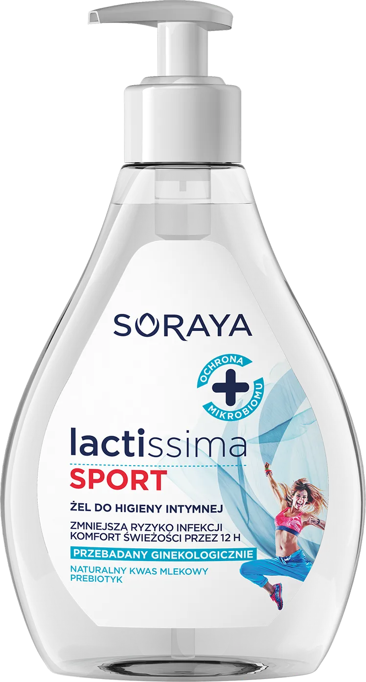 Soraya Lactissima Sport żel do higieny intymnej dla kobiet aktywnych, 300 ml