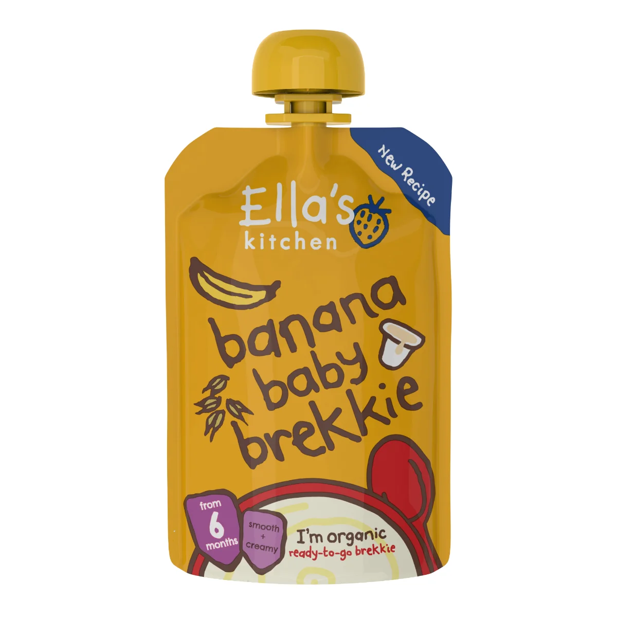Ella's Kitchen BIO śniadanie z bananem i jogurtem, 100 g