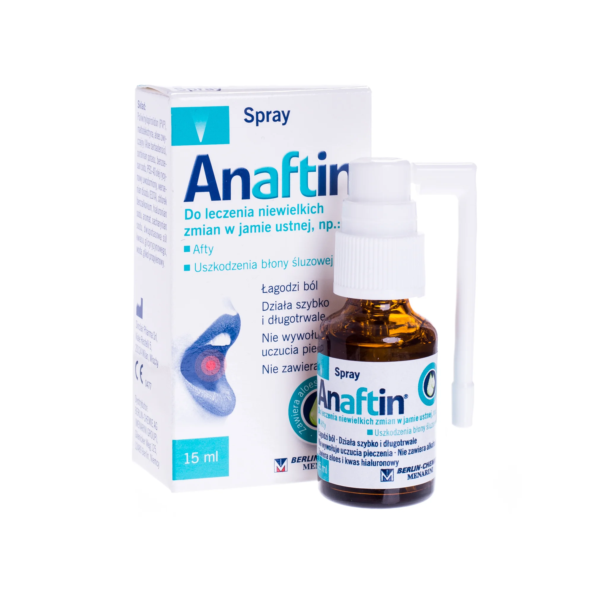 Anaftin spray na afty, 15 ml