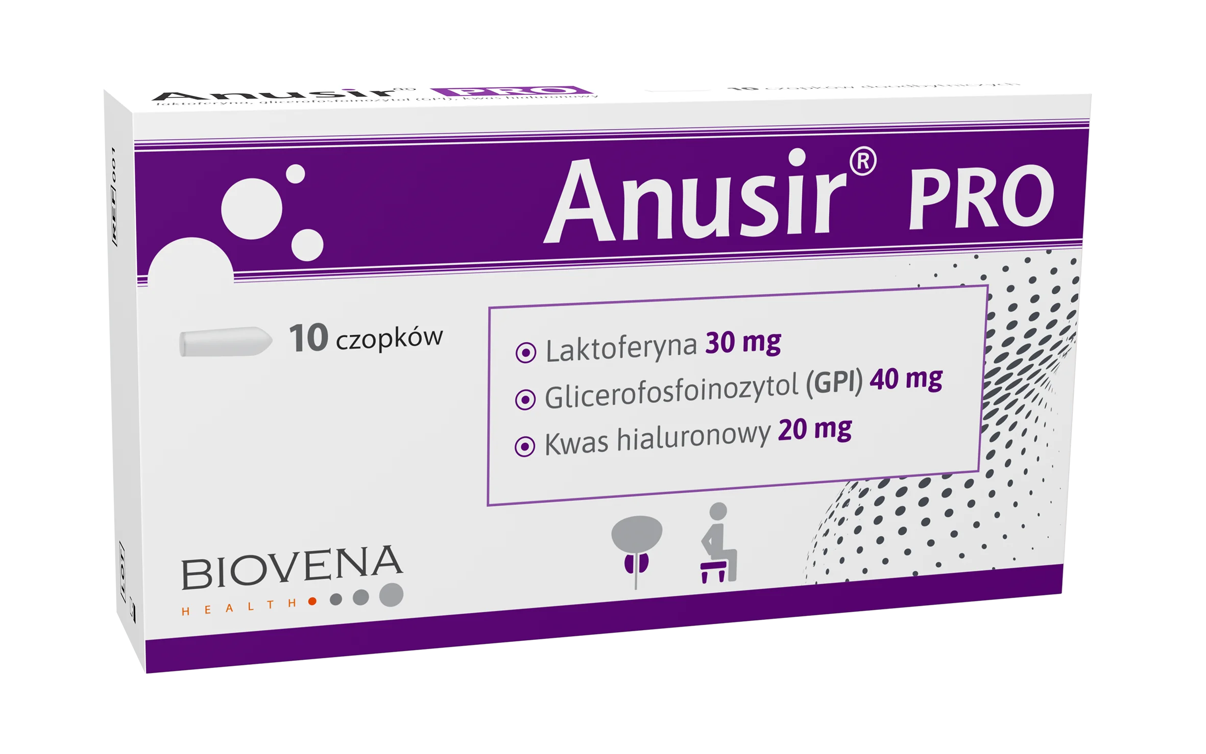 Anusir® PRO 10 czopków