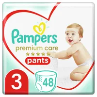 Pampers Premium Care Pants, pieluchomajtki, rozmiar 3, 6-11 kg, 48 sztuk