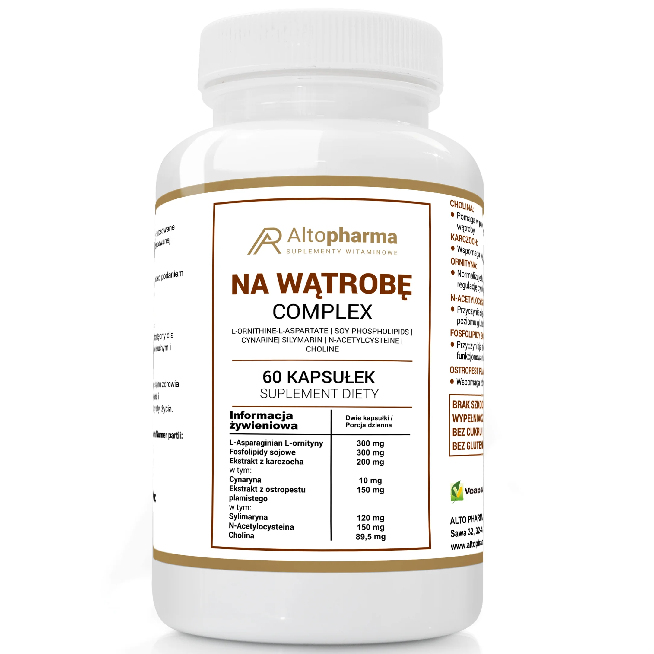 Altopharma Na Wątrobę Complex 60 kapsułek