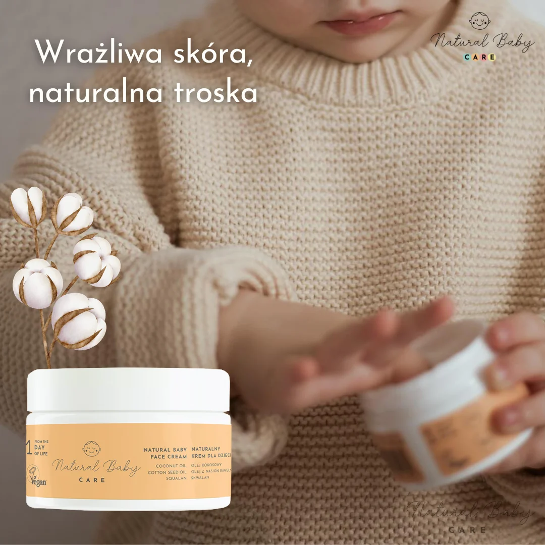 Natural Baby Care Naturalny krem do twarzy dla dzieci 50 ml