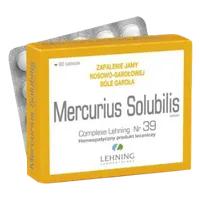 Lehning Mercurius solubilis Complexe Nr 39, 80 tabletek