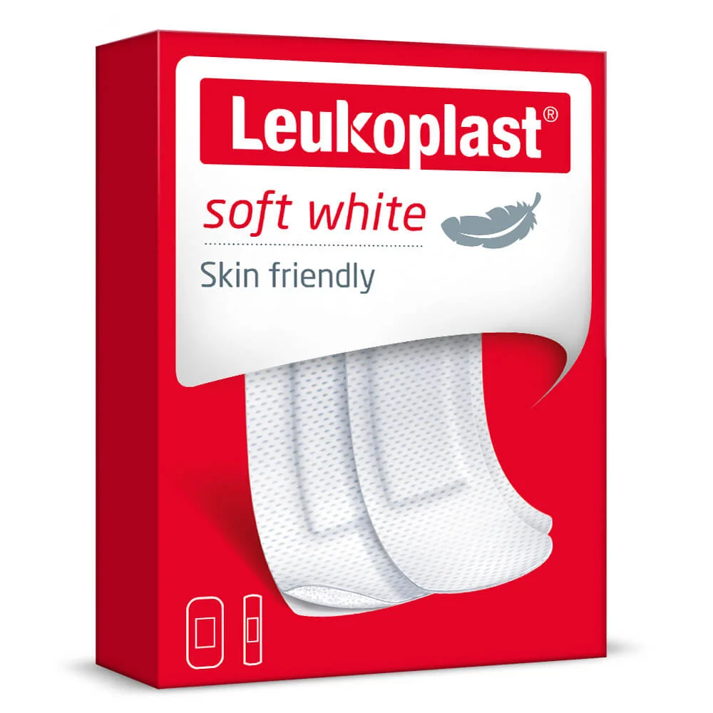 Leukoplast Soft, plaster z opatrunkiem, 20 sztuk 