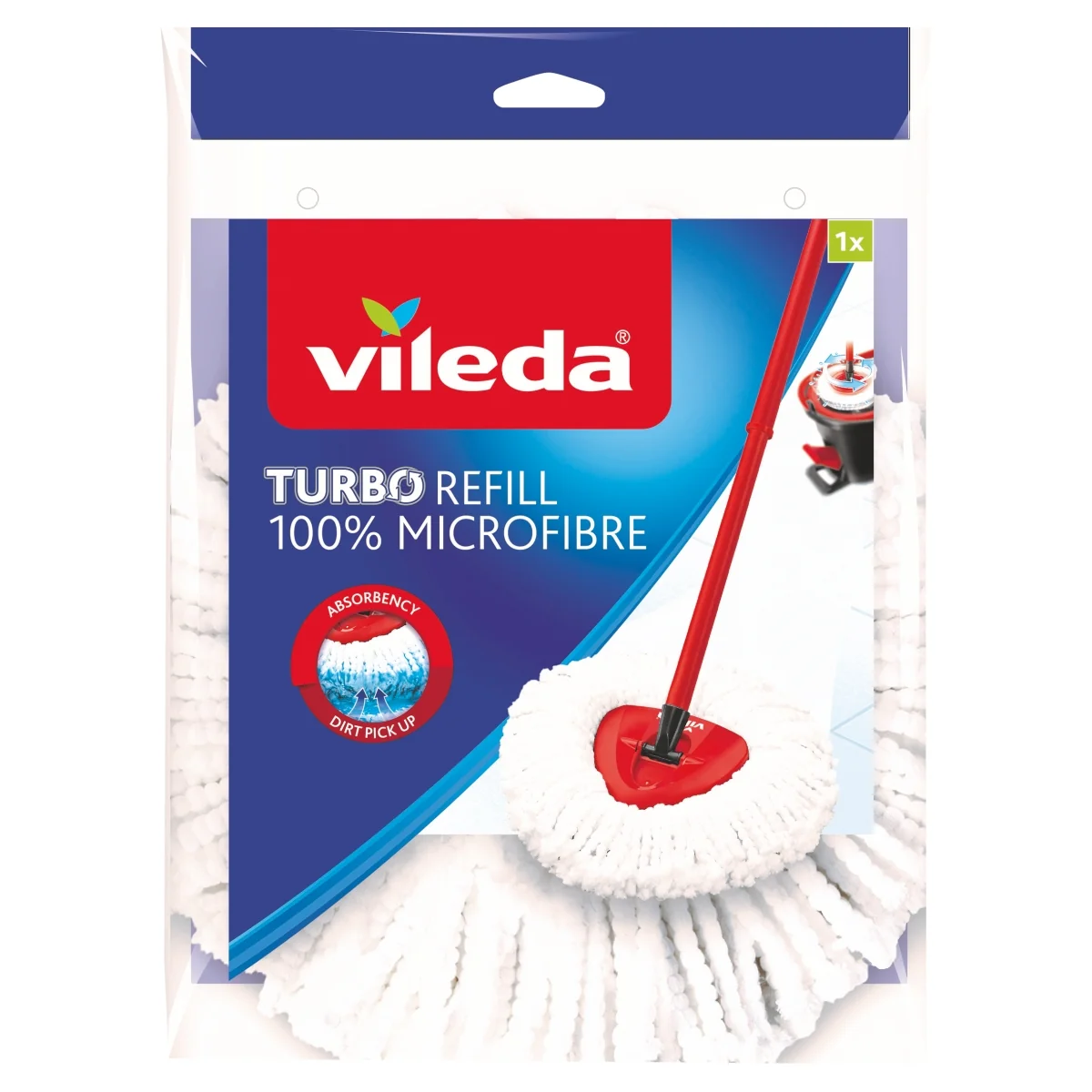 Vileda Turbo wkład do mopa obrotowego, 1 sztuka