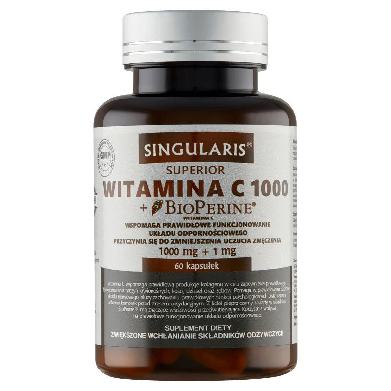 Singularis Superior Witamina C 1000 + Bioperine 60 kapsułek