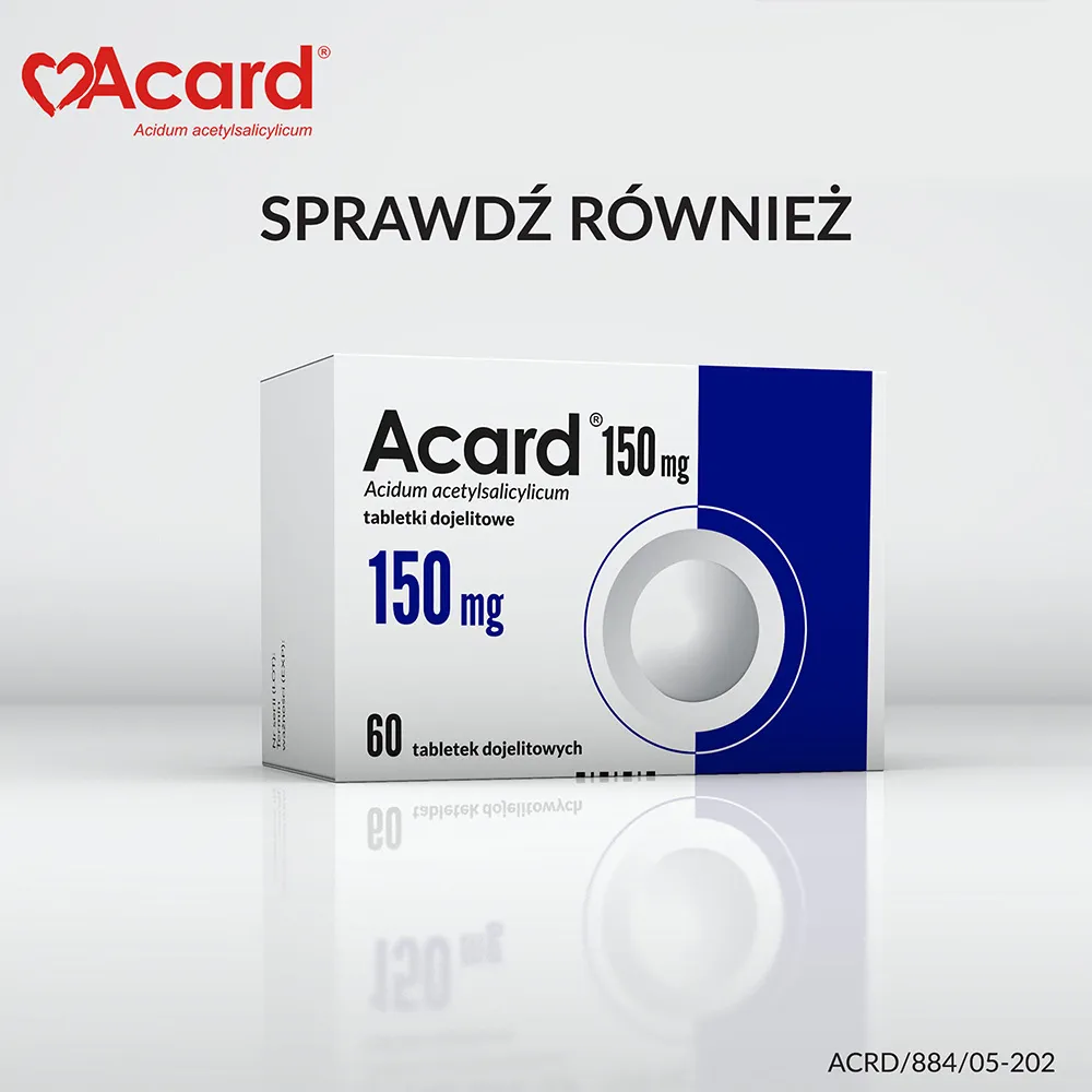 Acard, 75 mg, 60 tabletek 