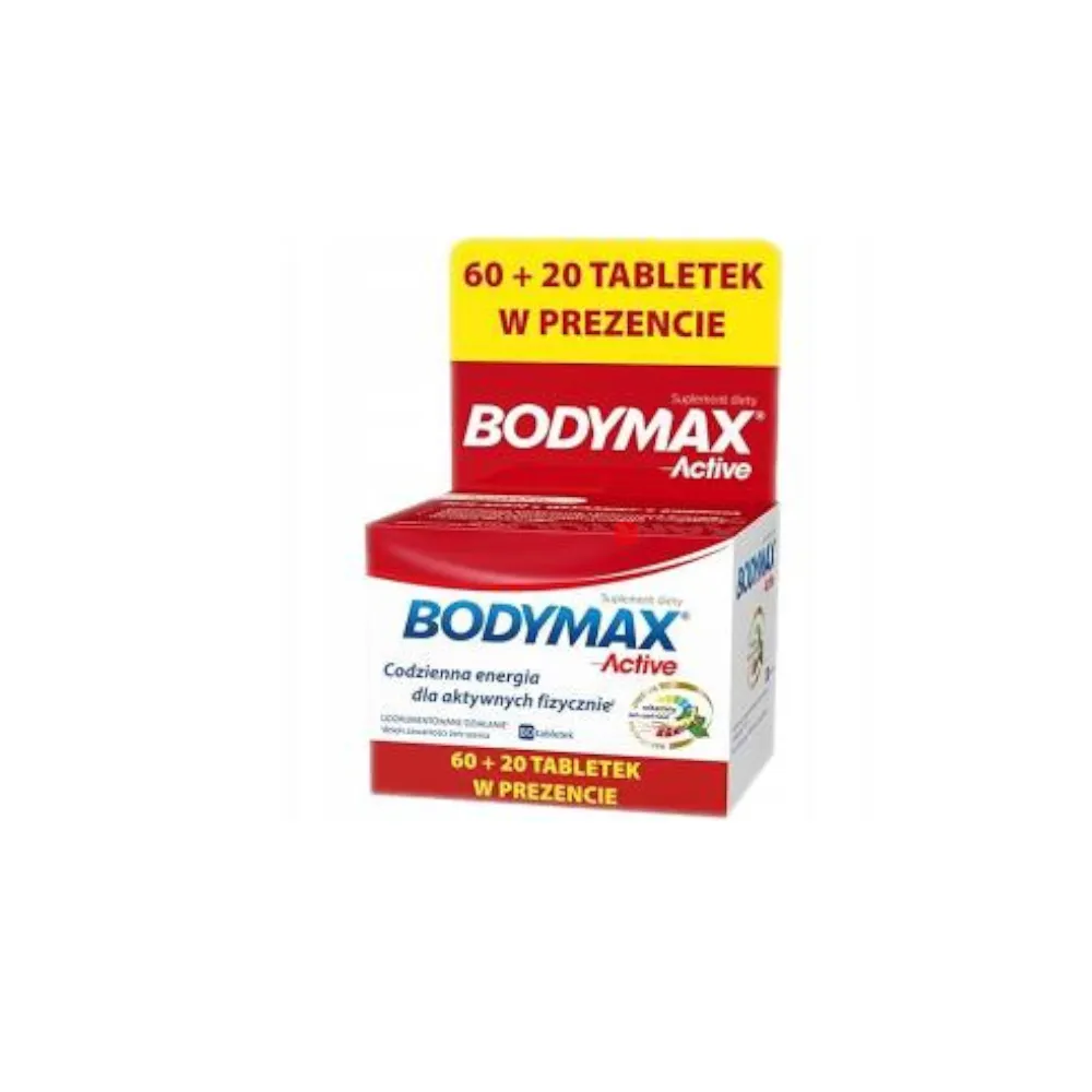 Bodymax Active, suplement diety, 60+20  tabletek