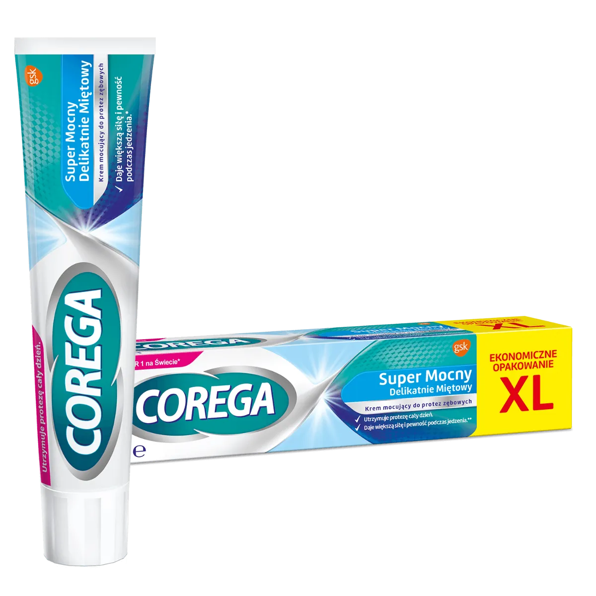 Corega Super Mocny krem mocujący do protez zębowych, 70 g