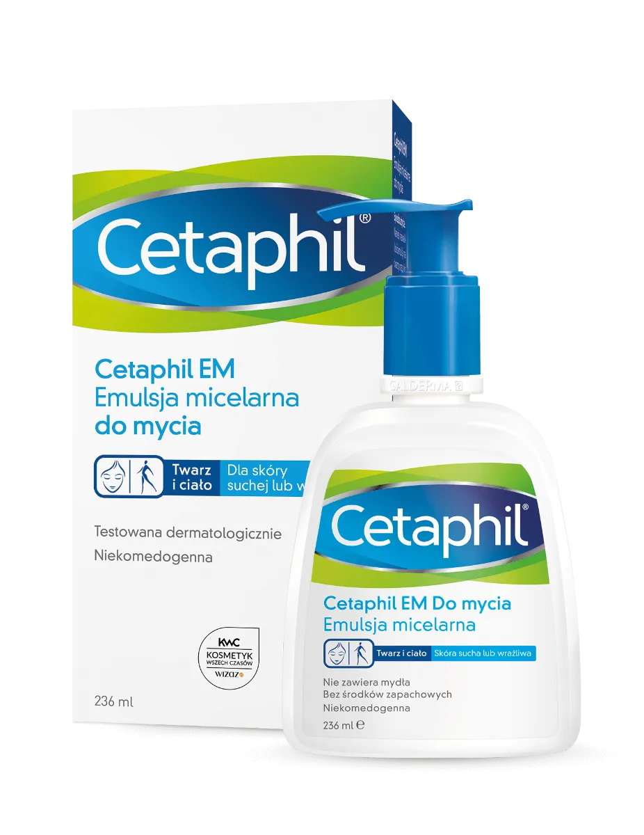 Cetaphil EM, emulsja micelarna do mycia twarzy, 236 ml