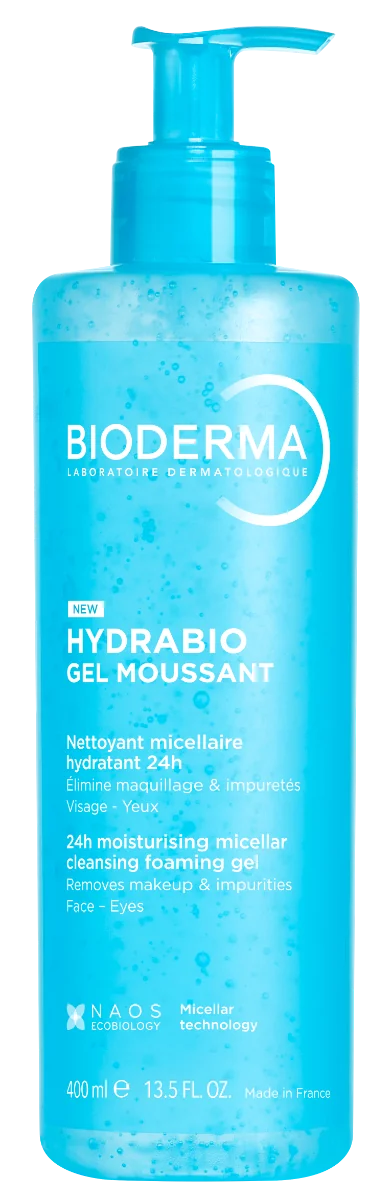 Bioderma Hydrabio Gel Moussant żel do mycia twarzy, 400 ml