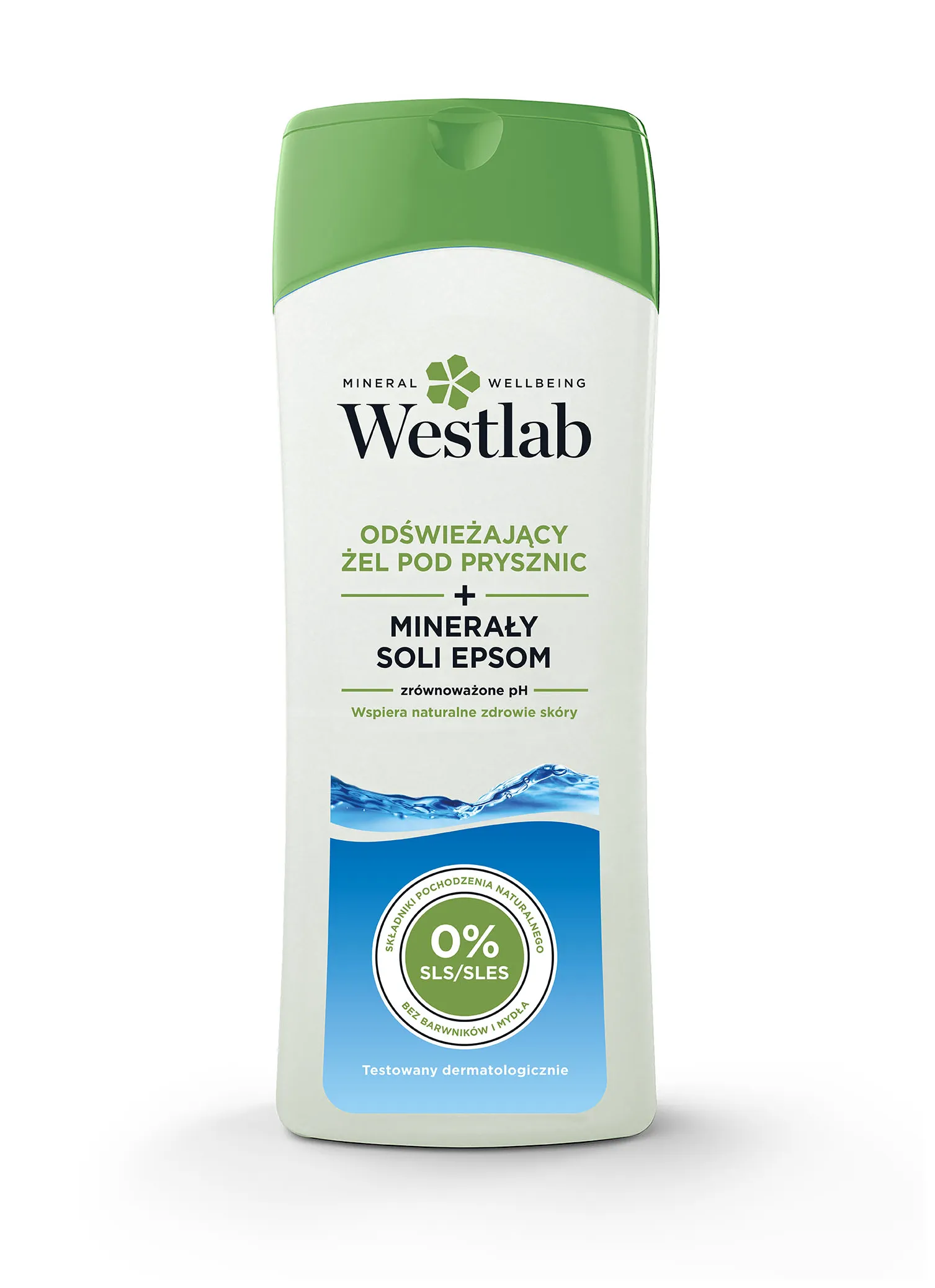 Westlab Odświeżający Żel Pod Prysznic z Minerałami Soli Epsom, 400 ml