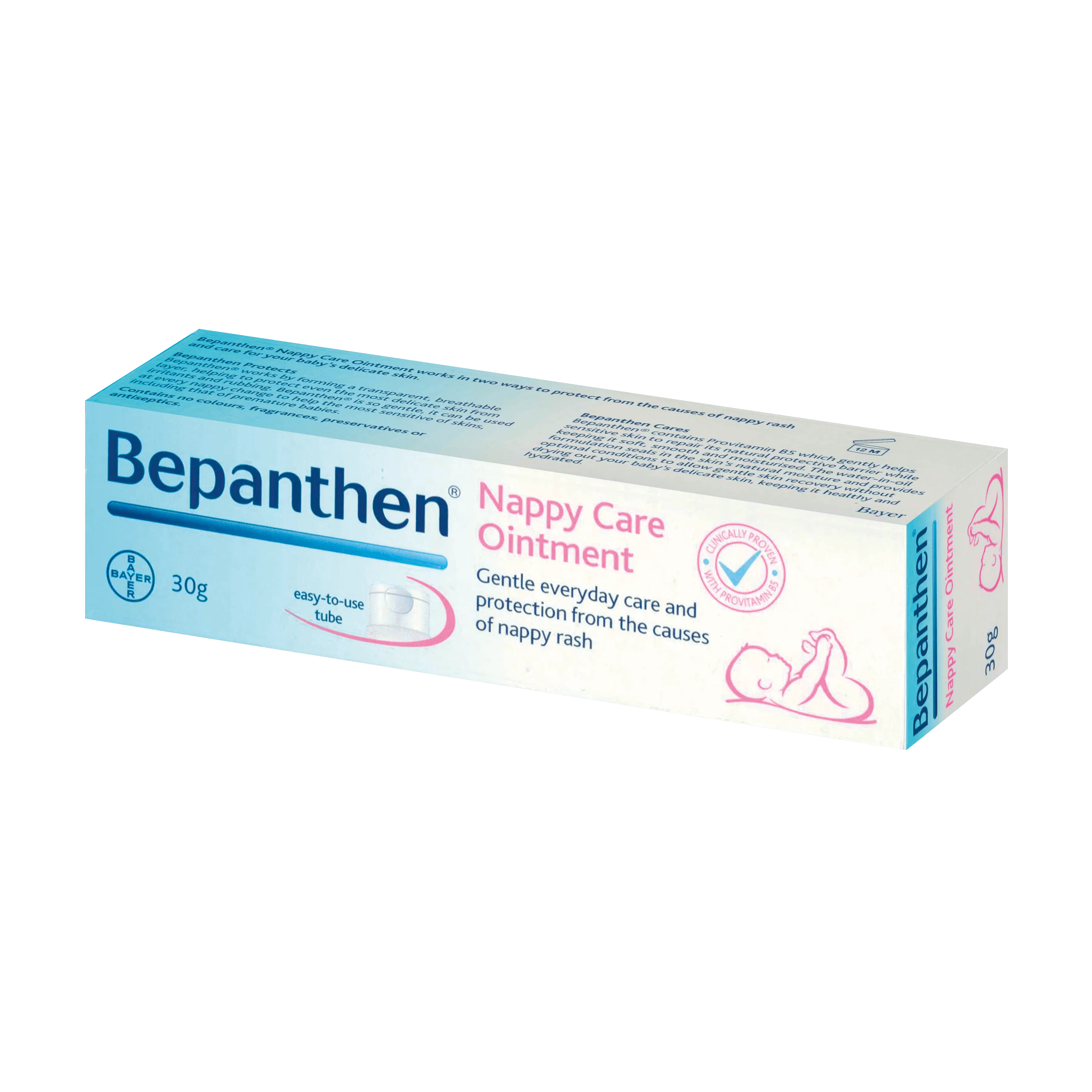 Bepanthen Nappy Care Ointment, import równoległy, 30 g 