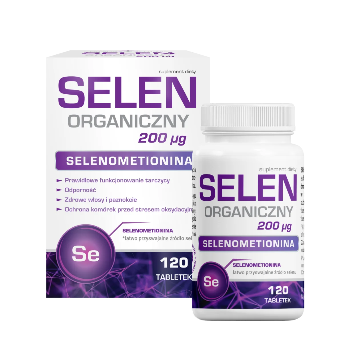 Selen Organiczny 200 µg 120 tabletek