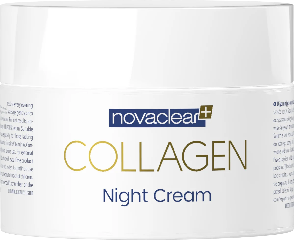 Novaclear Collagen ujędrniająco-wygładzający krem na noc, 50 ml