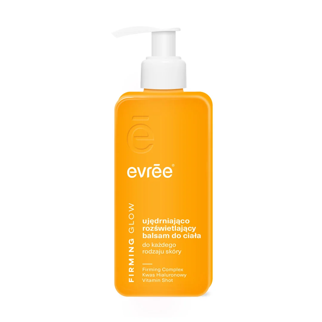 Evrēe Firming Glow ujędrniająco rozświetlający balsam do ciała do każdego rodzaju skóry, 300 ml