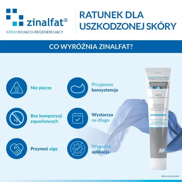 Zinalfat krem kojąco-regenerujący, 50 ml