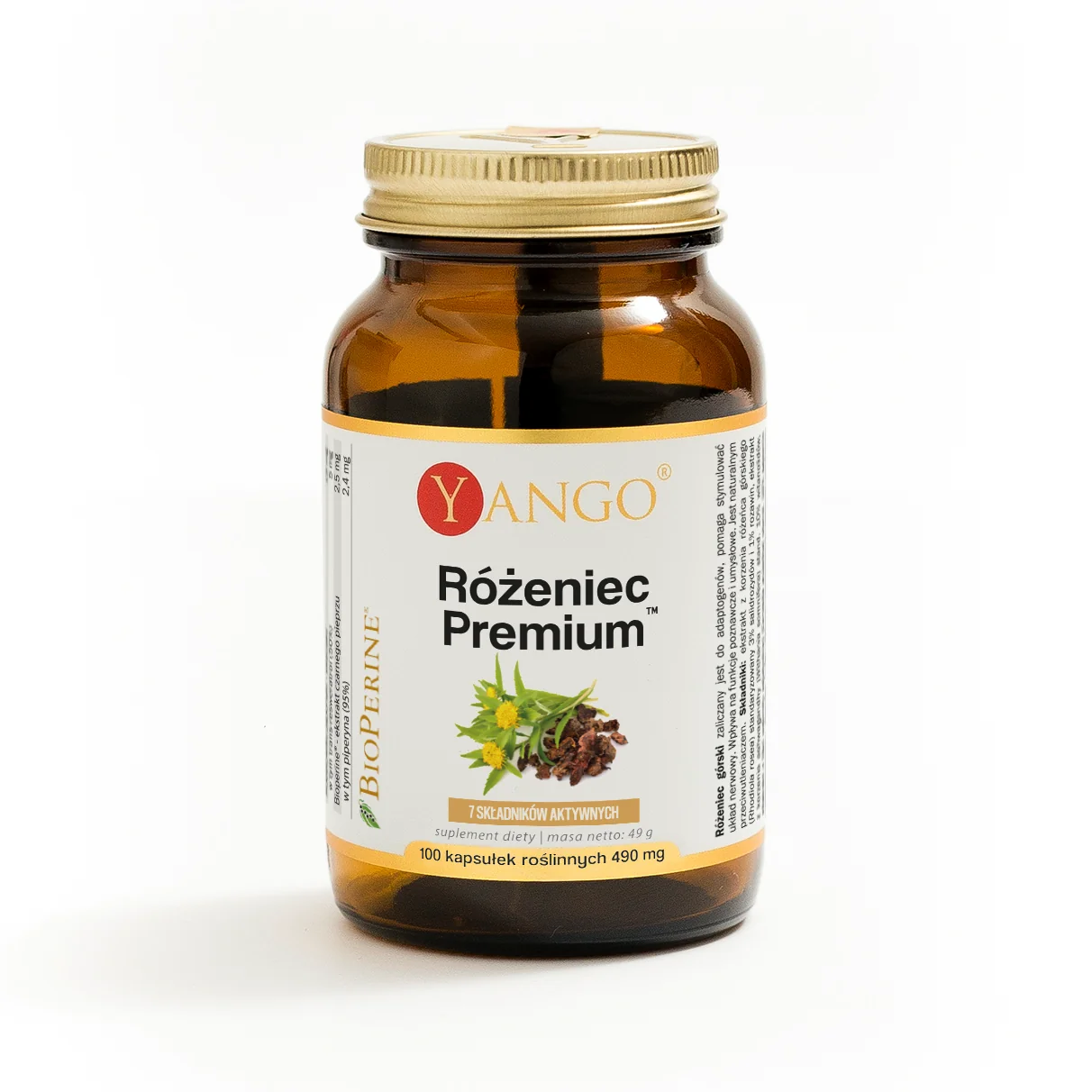 Yango Różeniec Premium™ 100 kapsułek