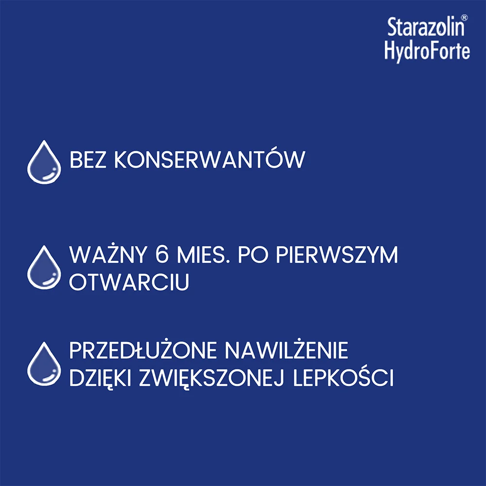 Starazolin HydroForte krople do oczu, 10 ml