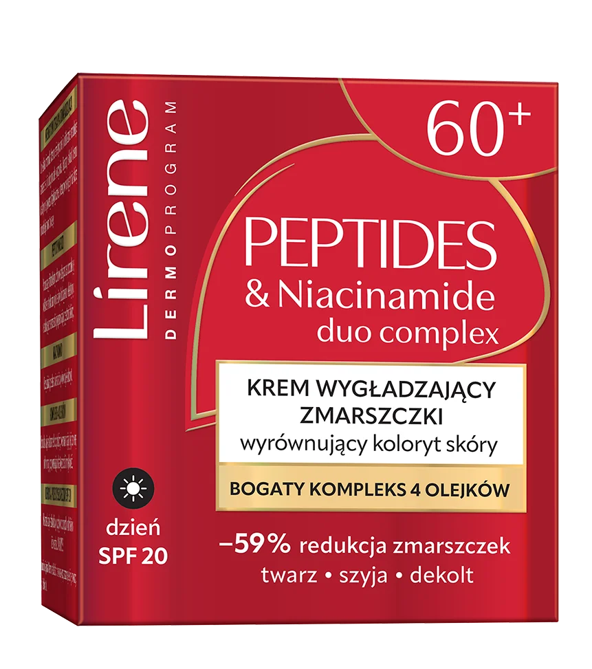 Lirene krem wygładzający zmarszczki SPF 30 60+, 50 ml