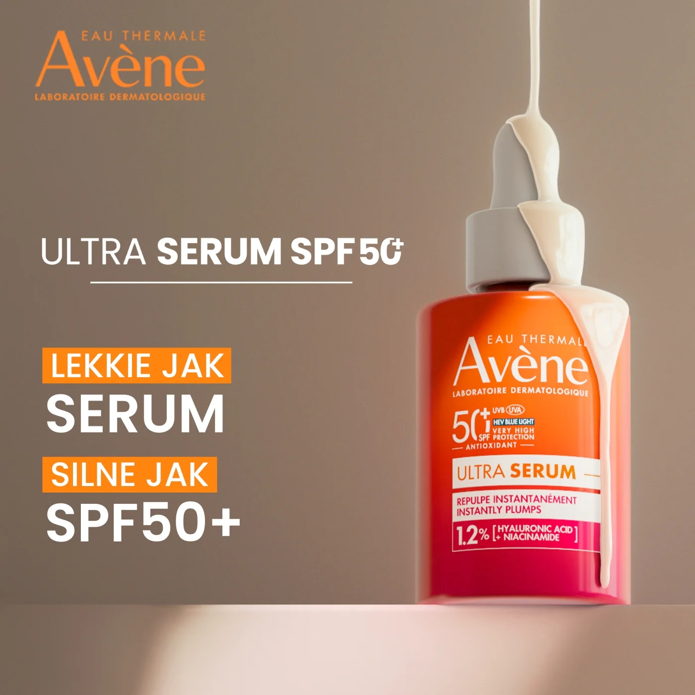 Avène Ultra Serum serum ujędrniające z bardzo wysoką ochroną SPF 50+, 30 ml