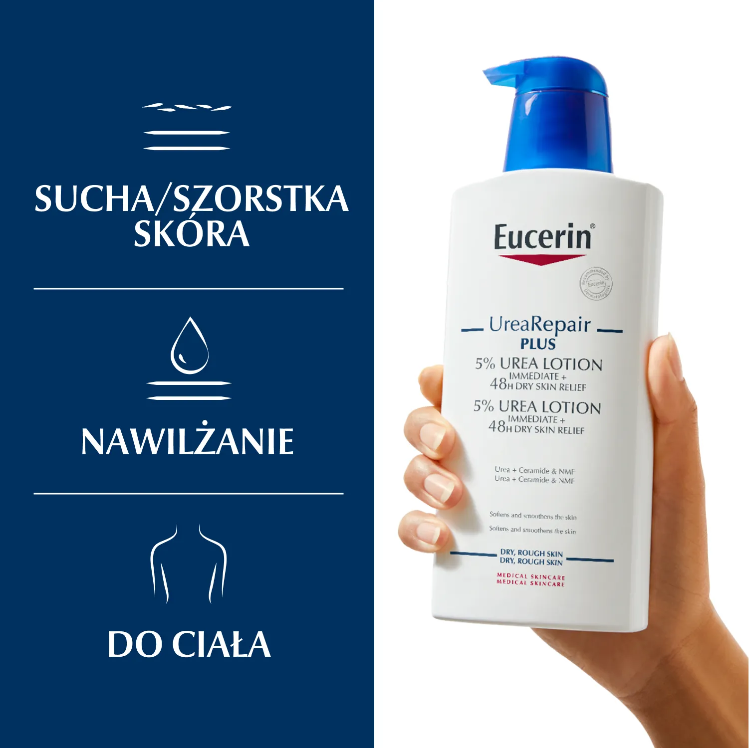 Eucerin UreaRepair PLUS emulsja z 5% mocznika, 400 ml 