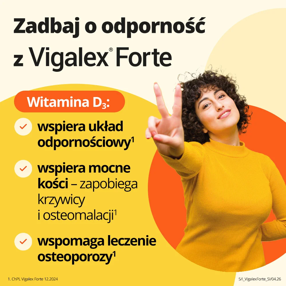 Vigalex Forte 2000 IU (50 µg), 120 tabletek