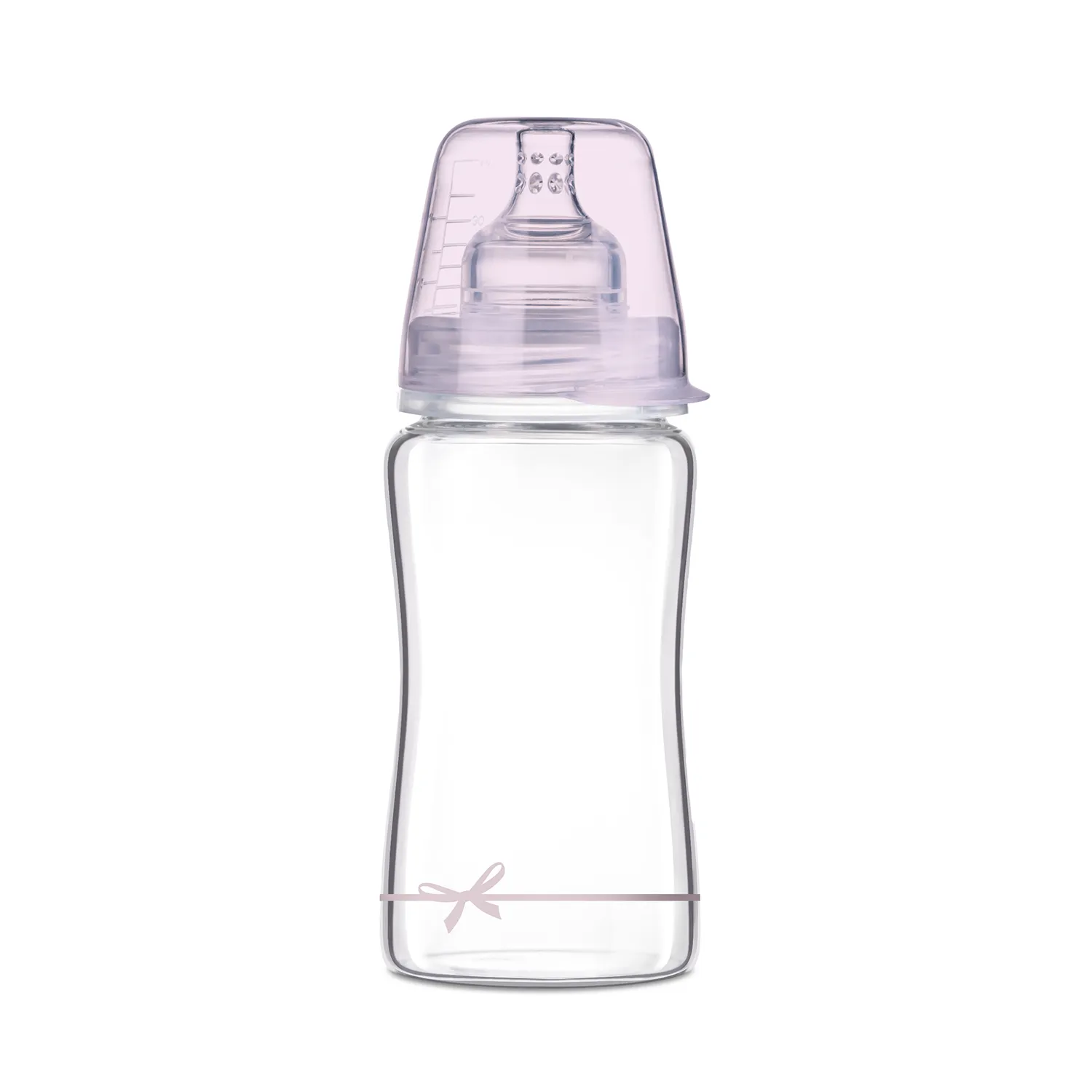 Lovi, butelka szklana Diamond Glass Baby Shower Girl 3m+ 74/204girl, 250ml 