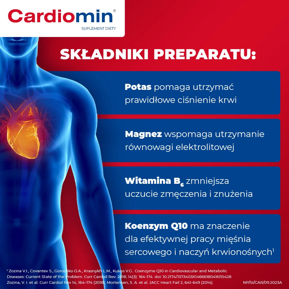 Cardiomin, suplement diety, 60 kapsułek 