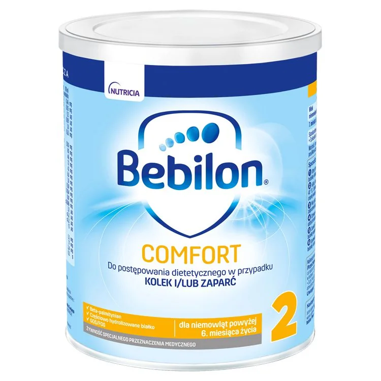 Bebilon Comfort 2 mleko dla niemowląt z tendencją do kolek po 6. miesiącu, 400 g