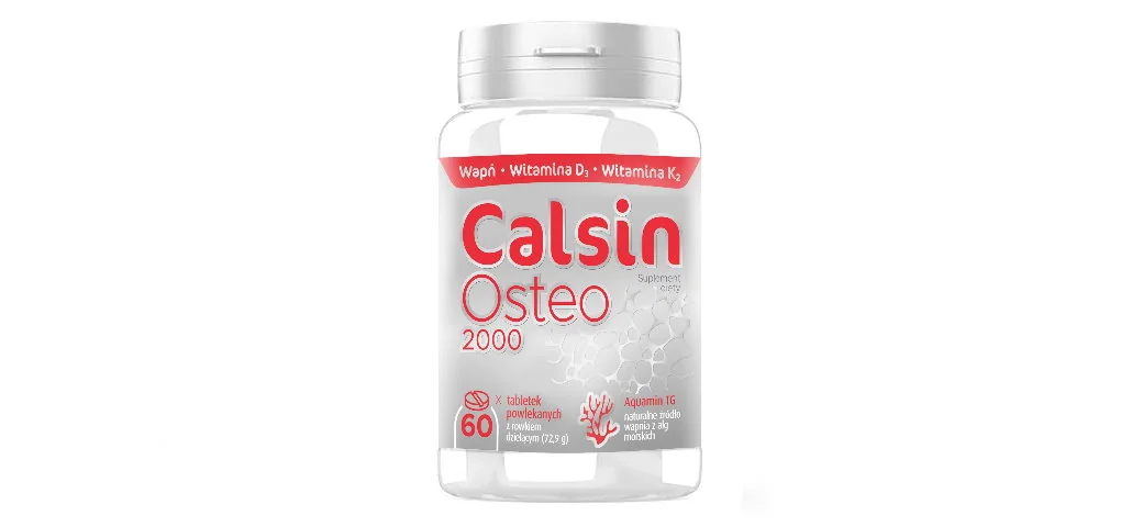 Calsin Osteo 2000 suplement diety, 60 tabletek