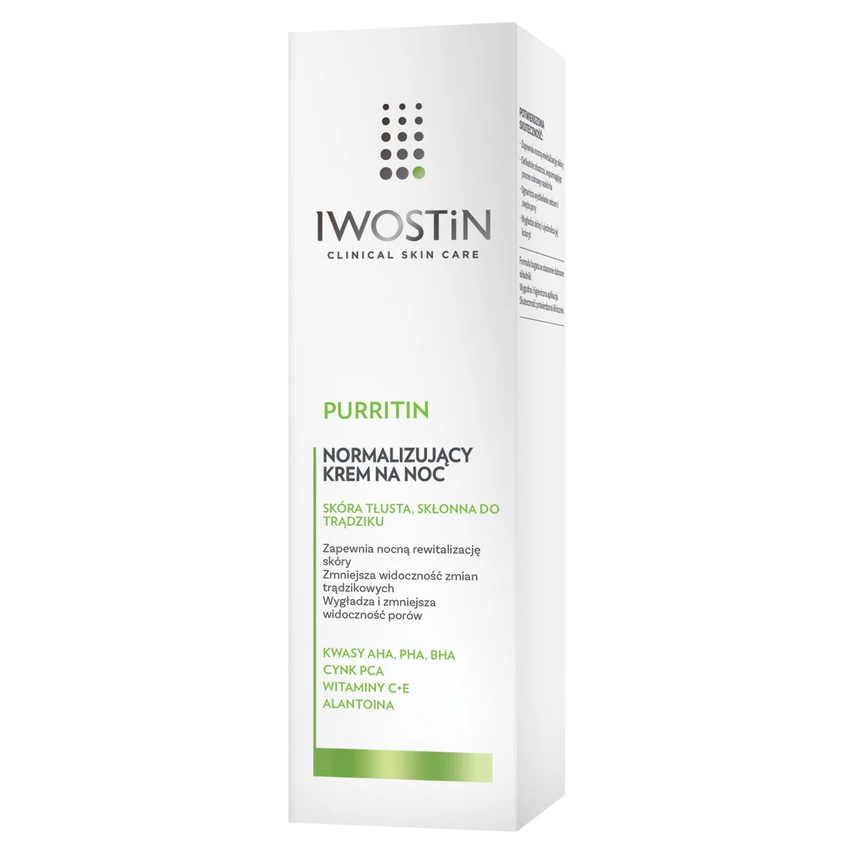 Iwostin Purritin normalizujący krem na noc, 40 ml