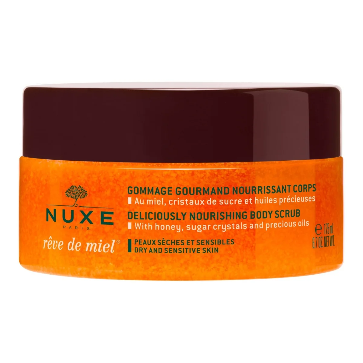 Nuxe Rêve de Miel peeling odżywczy do ciała, 175 ml