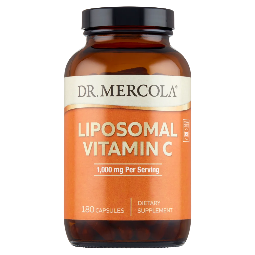 Dr.Mercola liposomalna witamina C, 180 kapsułek
