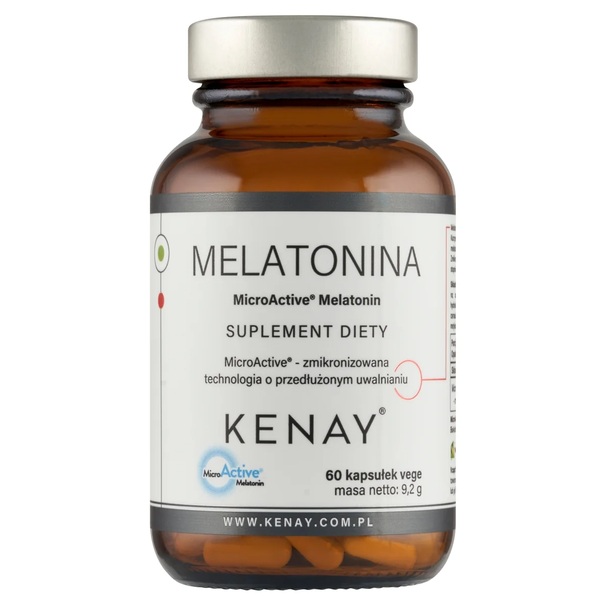 KenayAG Melatonina MicroActive 60 kapsułek